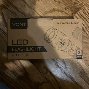 Vont LED Tactical Flashlight, [2 Pack] 2X Longer Battery Life, 5 Modes,